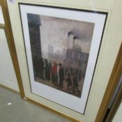 A Laurence Stephen Lowry (1887-1976) limited edition print,