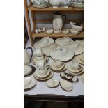 Approximately 48 pieces of Carlton Ware Australian design windswept pattern table ware including