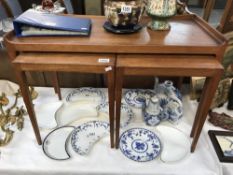 A nest of 3 Danish tables marked Jason,