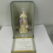 A boxed Royal Worcester figurine 'Madeliene' No. 396, 1967.
