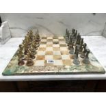 A good chess set on board (board A/F)