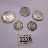 4 interesting coins and tokens including 1200 Jahre Philipsburg coin,