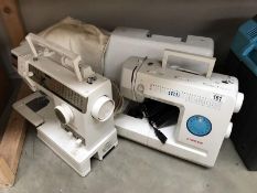 3 electric sewing machines including a Singer model