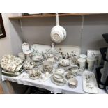 A large quantity of Autumn Leaves dinner ware