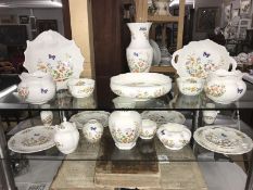 A collection of Aynsley China mainly Cottage Garden design,