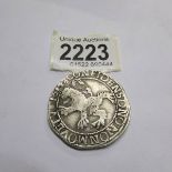 A 1648 Netherlands (Felderland) silver daalder stuivers lion coin.