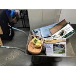 A wheelbarrow and contents