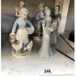 5 Lladro style figures