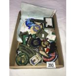 A quantity of military and RAF patches etc.