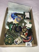 A quantity of military and RAF patches etc.