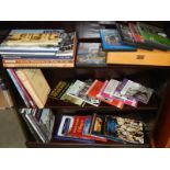 A quantity of books and DVD's on Lincolnshire