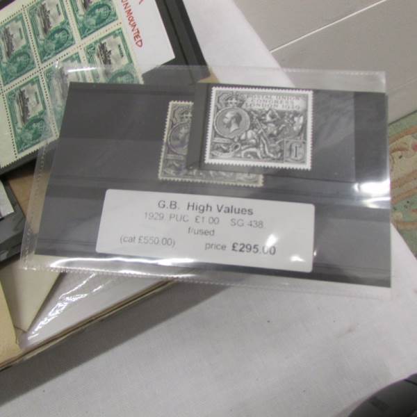 A collection of high value stamps. - Image 2 of 3