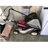 A Honda petrol lawn mower