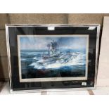 A large print of HMS Ark Royal by Robert Taylor