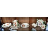 12 pieces Royal Doulton Syren D5102 teaware including teapot, milk jug, sugar bowl,