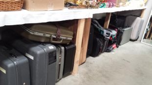 A large collection of some 20 + cases and luggage