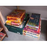 A mixed lot of vintage games including Mouse Trap, Spirograph, Ker-plunk, Buck-a-roo,