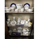 35 pieces of Aynsley cottage garden china and cutlery