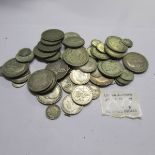 Approximately 270 grams of UK silver coins, Victorian onwards.