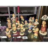 13 Goebel/Hummel figures