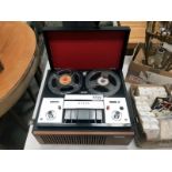 A vintage Ultra reel to reel tape player