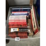 A box of old stamp price guides mainly GB, some older (e.g.