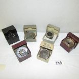 6 vintage gramaphone sound boxes including HMV,