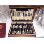 A boxed canteen of cutlery (44 pieces)