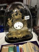 A French style clock under dome (dome a/f)