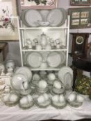 Approximately 130 pieces of Royal Doulton Berkshire pattern tea and dinnerware including coffee pot,