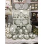 Approximately 130 pieces of Royal Doulton Berkshire pattern tea and dinnerware including coffee pot,