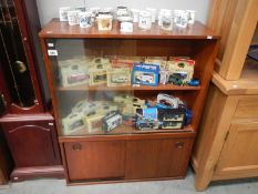 A 1970s teak book case