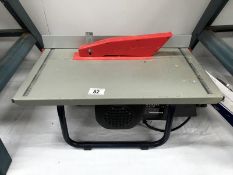 A Ferm table top saw