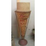A Lyons Pola Maid Ice Cream Cone shop advertising display a/f, approximate height 49".