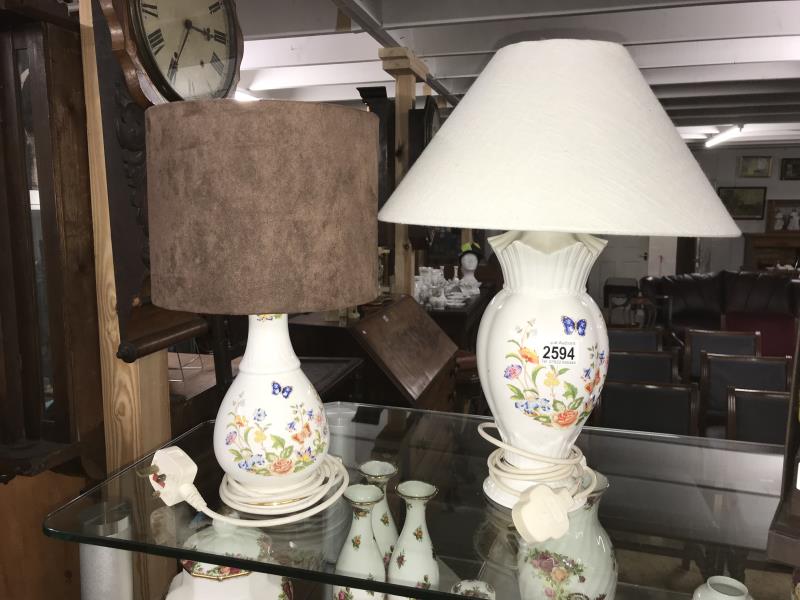 2 Aynsley table lamps