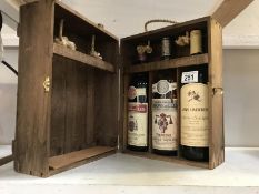 3 boxed bottles of old wine including 1986 Brone-De-Cles Teroldego,