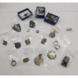 A quantity of metal detector finds, medieval, Saxon jewellery etc.