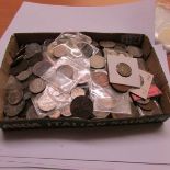 A quantity of mainly UK coins.