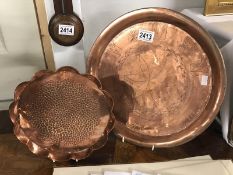2 copper trays
