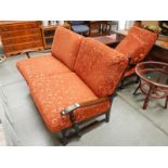 A 2 piece cottage suite - 2 seater settee and chair