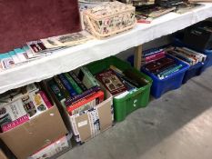 A large quantity of books about antiques and collectables including Miller's Guides (8 boxes)
