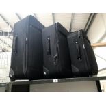 A set of 3 graduated suitcases