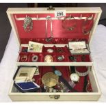 A good jewellery box full of assorted jewellery