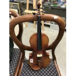 A late 20th Century violin and other bow