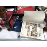 A quantity of assorted stamps in books and loose including British and foreign and a quantity of
