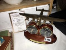 A 70th Anniversary Lancaster bomber clock
