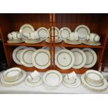 A large collection of Royal Doulton Rondelay dinnerware/teaware