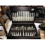 Canteen of Kings pattern cutlery by Cooper Bros (52 pieces,