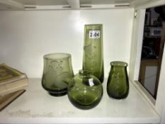 4 pieces of Caithness Glass