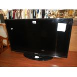 A Samsung flat screen TV